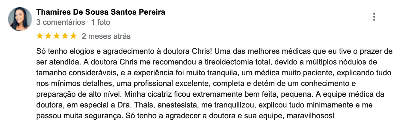 depoimentos de pessoas que fizeram cirurgia de tireoide