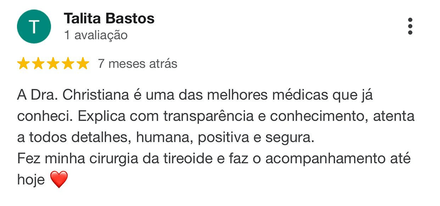 depoimentos de pessoas que fizeram cirurgia de tireoide